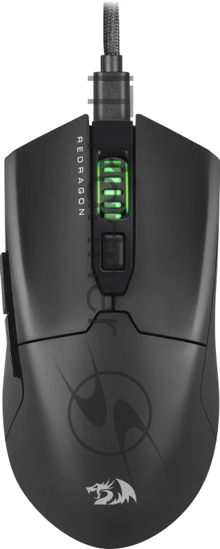 Игровая мышь REDRAGON FYZU чёрная (USB, Pixart P3395, Huano, 6 кн., 26000 Dpi, RGB подсветка)