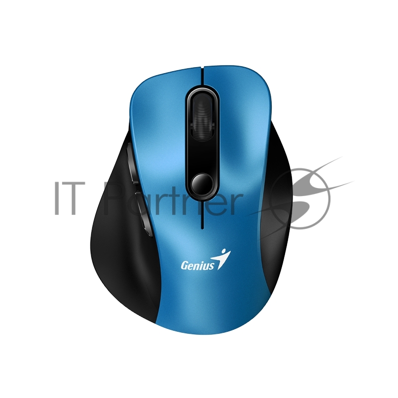 Мышь беспроводная Genius Ergo 9000S синий, 2400 dpi, радиоканал, USB, кнопки - 6