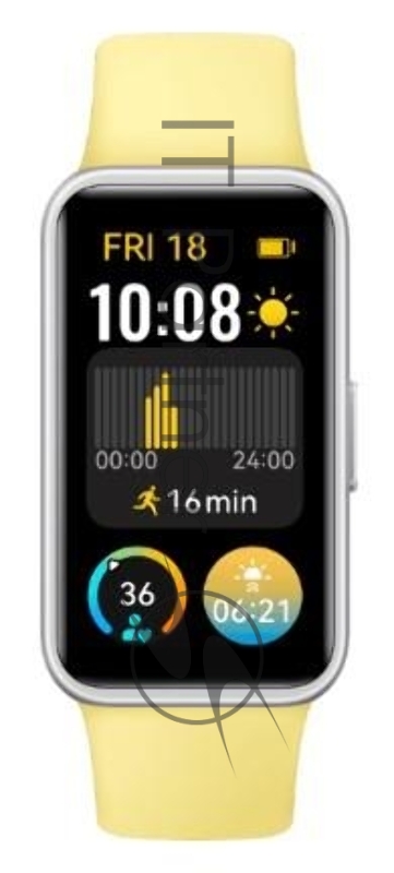 Фитнес-браслет HUAWEI BAND 9 LEMON YELLOW KIM-B19