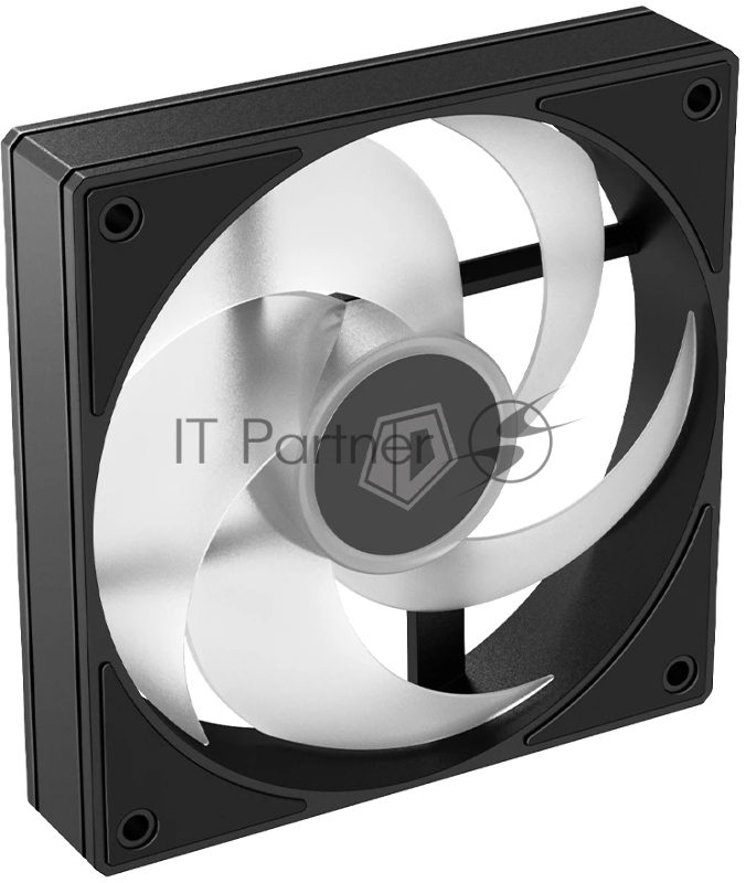 Вентилятор для корпуса ID-COOLING AS-120-ARGB-K TRIO (3 pcs, 120mm, 2000rpm, 58.0 CFM, 27.2 дБ, PWM 4-pin, ARGB, black) (AS-120-ARGB-K TRIO)