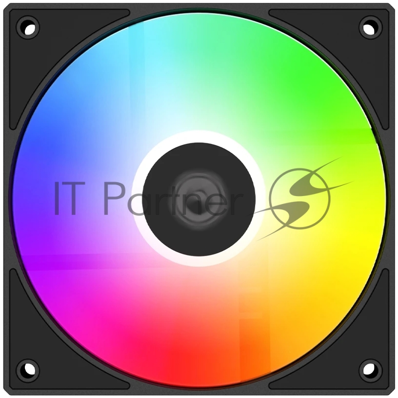 Вентилятор для корпуса ID-COOLING AS-120-ARGB-K TRIO (3 pcs, 120mm, 2000rpm, 58.0 CFM, 27.2 дБ, PWM 4-pin, ARGB, black) (AS-120-ARGB-K TRIO)