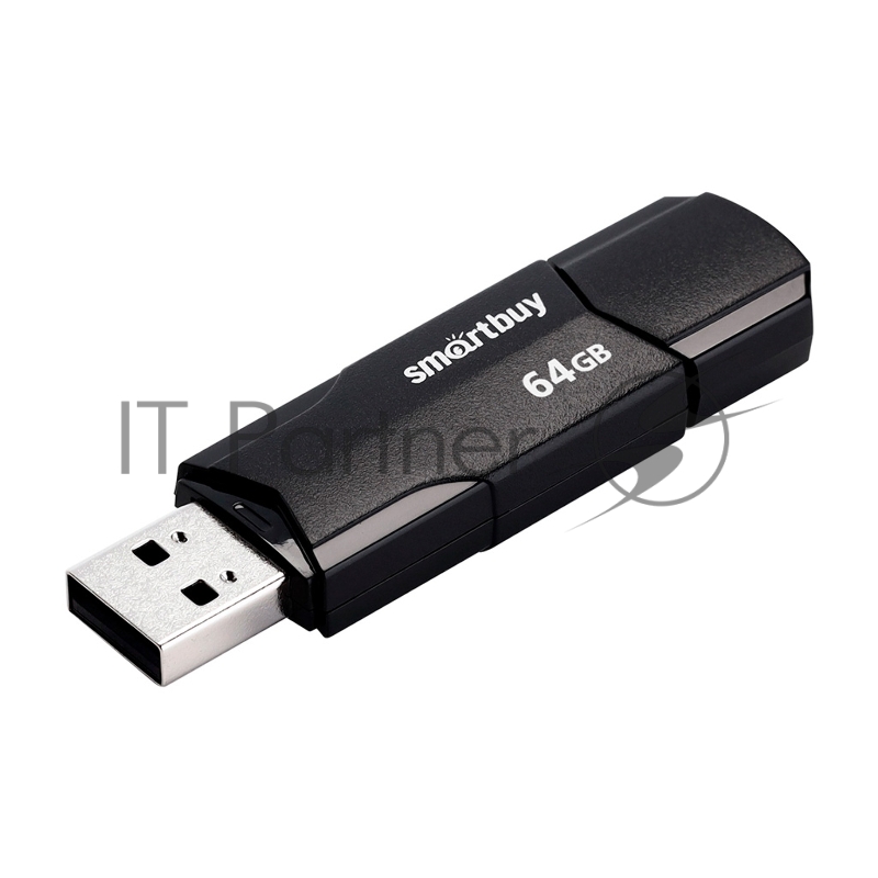 Флеш-память USB 2.0 SmartBuy 64GB CLUE Black (SB64GBCLU-K)