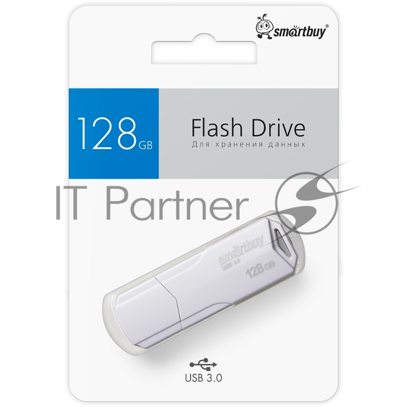 Флеш-память USB 3.1 SmartBuy 128GB CLUE White (SB128GBCLU-W3)