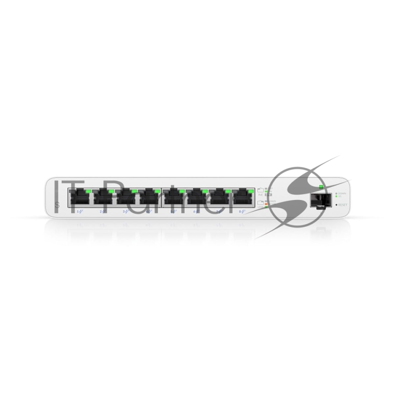 Коммутатор UISP Switch UISP-S PoE-коммутатор, 8х 1G RJ45, 1х SFP, раздача 110 Вт