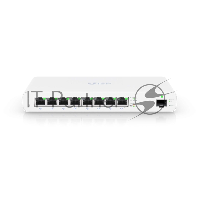 Коммутатор UISP Switch UISP-S PoE-коммутатор, 8х 1G RJ45, 1х SFP, раздача 110 Вт
