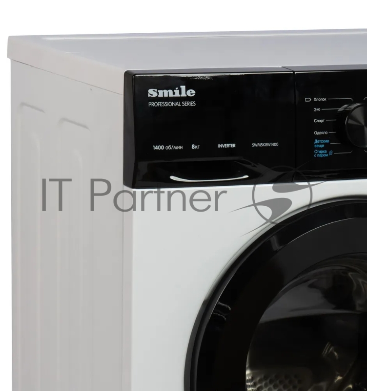 Стиральная машина SMILE SWMSK8W1400 белый/черный