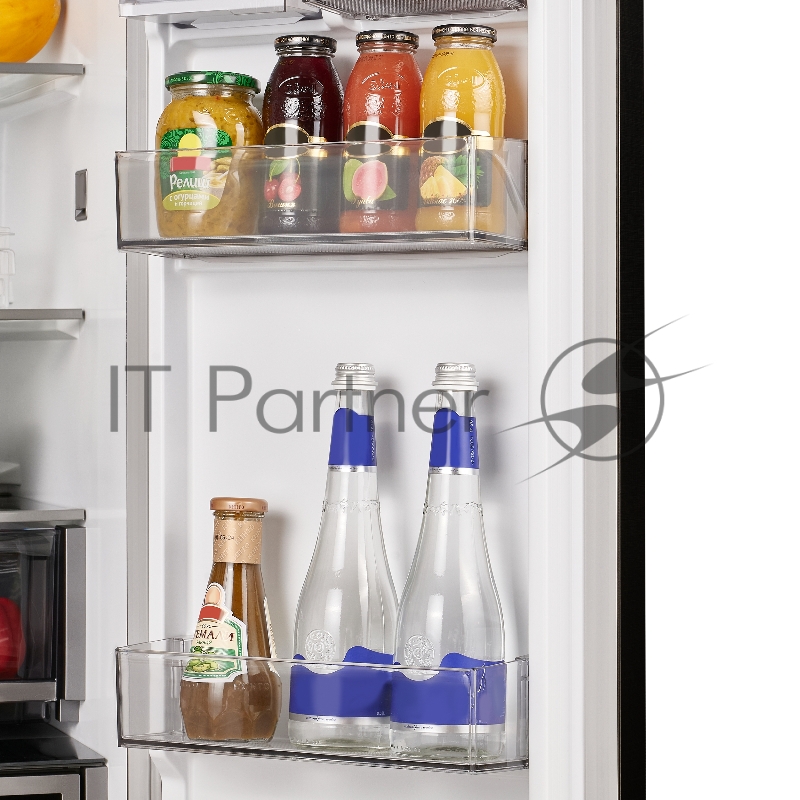 Холодильник с инвертором MAUNFELD MFF190NFDBG