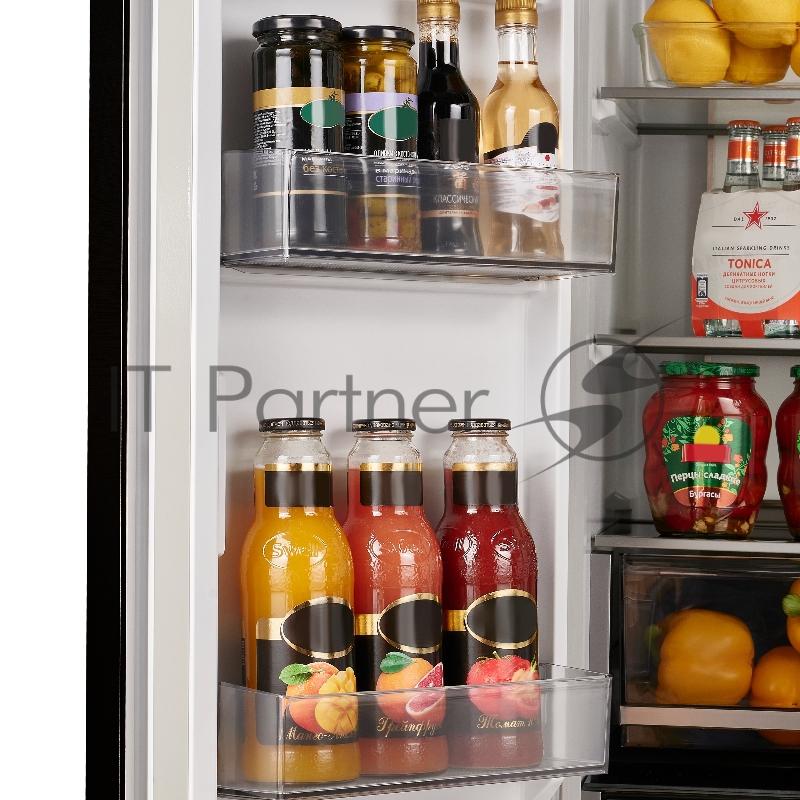 Холодильник с инвертором MAUNFELD MFF190NFDBG