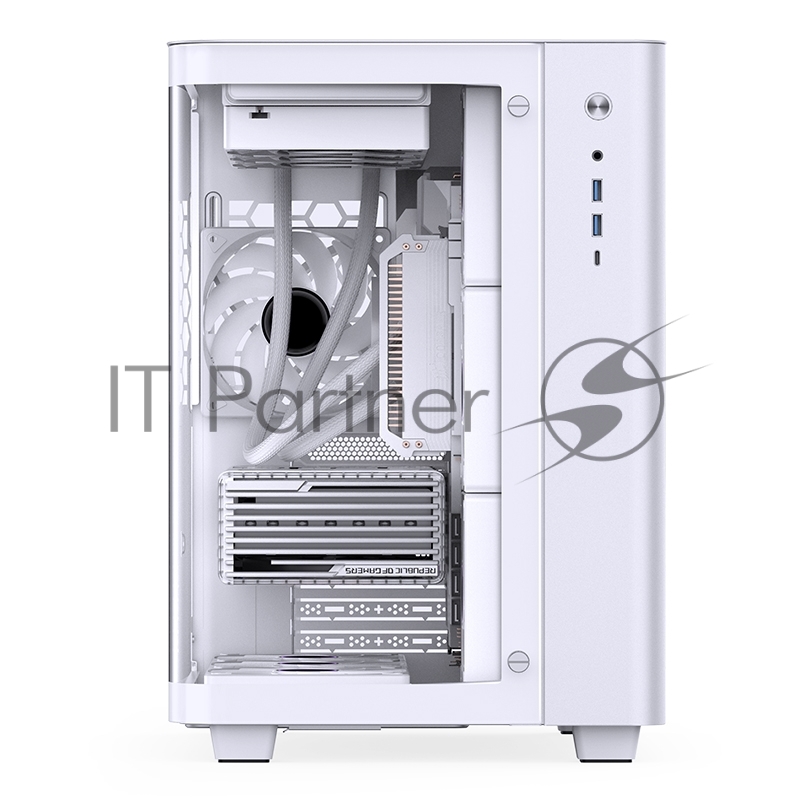 Корпус без блока питания/ Корпус JONSBO TK-3 White ATX без БП, mini-ITX, micro-ATX, белый