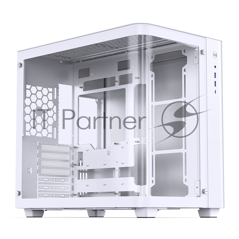 Корпус без блока питания/ Корпус JONSBO TK-3 White ATX без БП, mini-ITX, micro-ATX, белый