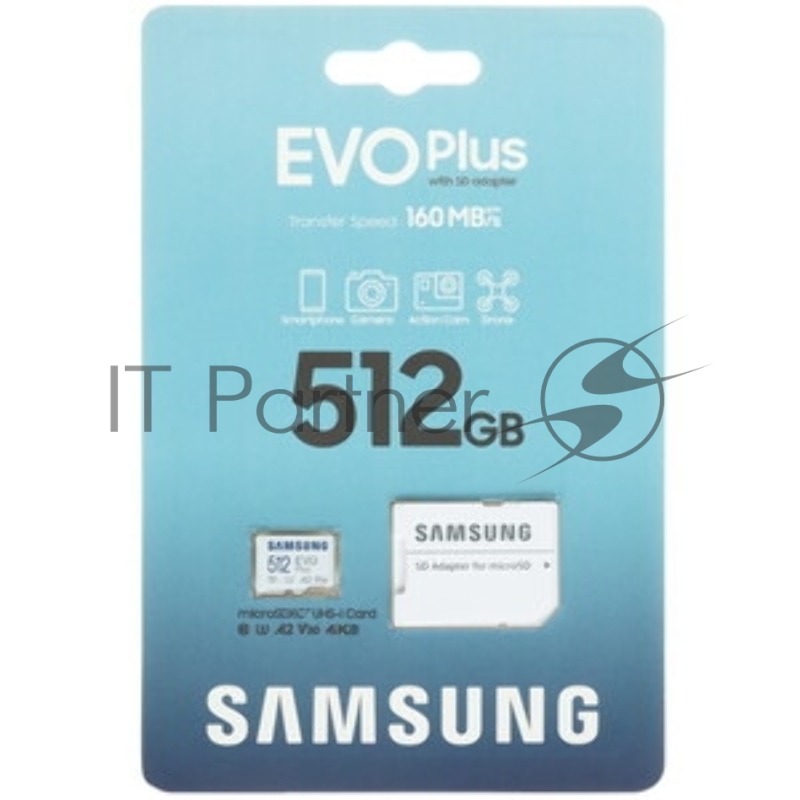 Карта памяти MicroSDXC 512GB SAMSUNG MB-MC512SA/KR