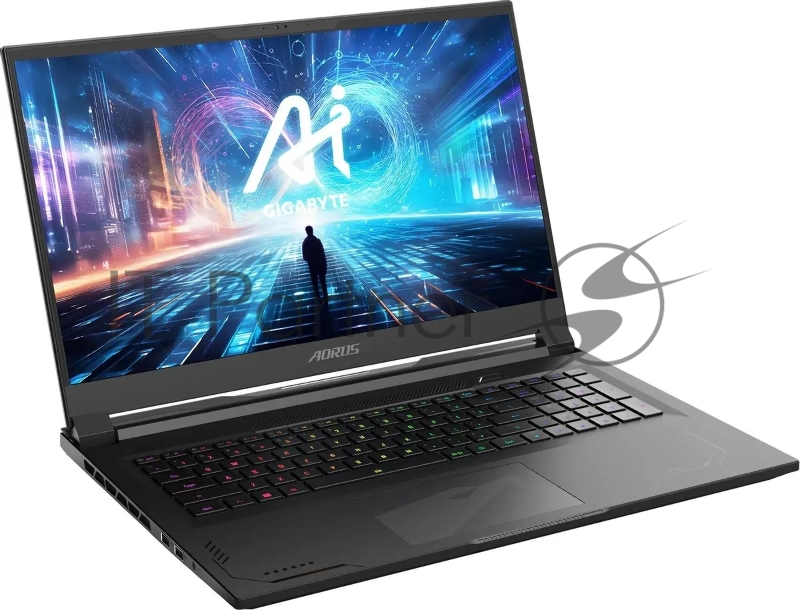 Ноутбук Gigabyte Aorus 17X AZG Core i9 14900HX 32Gb SSD2Tb NVIDIA GeForce RTX4090 16Gb 17.3 IPS QHD (2560x1440) Windows 11 Home black WiFi BT Cam (AZG-65KZ665SH)