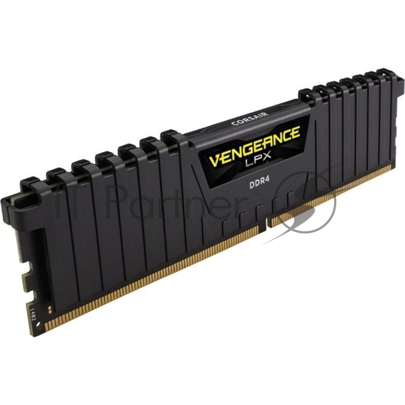 Модуль памяти CORSAIR 8GB 3200МГц DDR4 CL16 DIMM XMP 2.0, Vengeance LPX Black