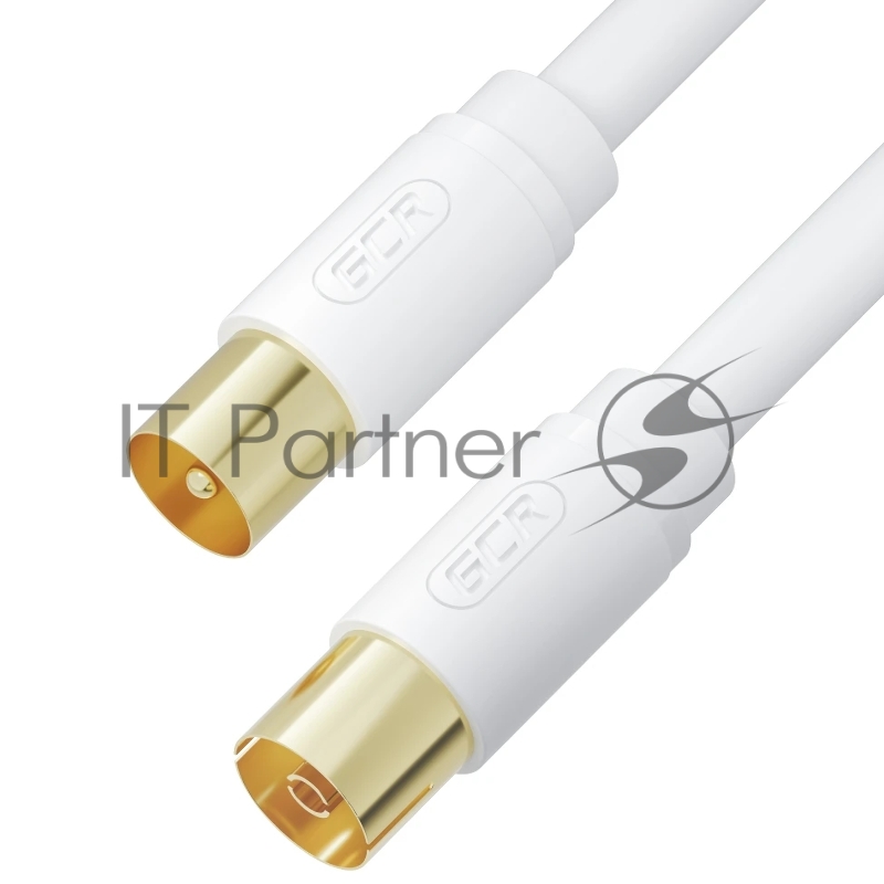 GCR Удлинитель 3.0m антенный (коаксиальный) RG59, TV M / TV F, белый, GCR-55546