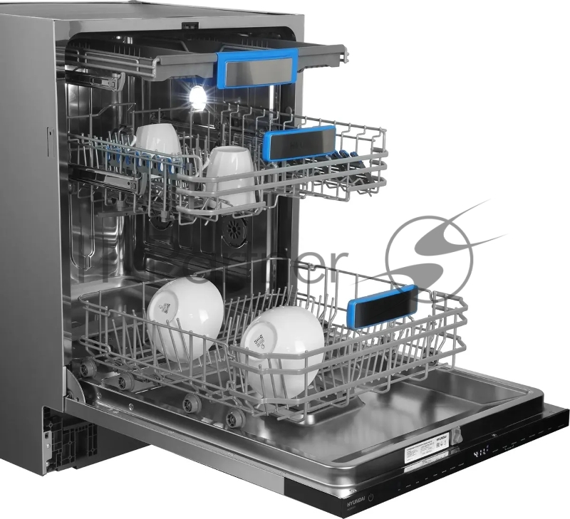 Посудомоечная машина встраив. Hyundai HBD 685 2100Вт полноразмерная нержавеющая сталь инвертер