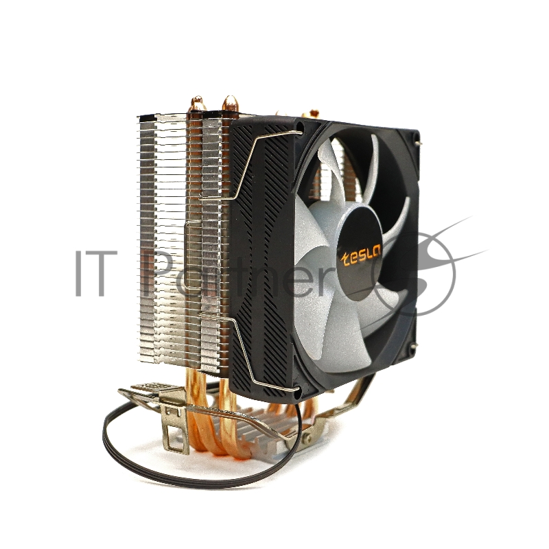Кулер для процессора TESLA SHADOW 903, 1х92мм, 2400rpm, 3-pin, Al+Cu, черный, 52CFM, 23дБ, 3-PIPE, TDP 130Вт, INTEL 1700/1200/115x/775/1366, AMD AM5/AM4/AM3(+)/AM2(+)/FM2(+)/F (TSL-903-SD)