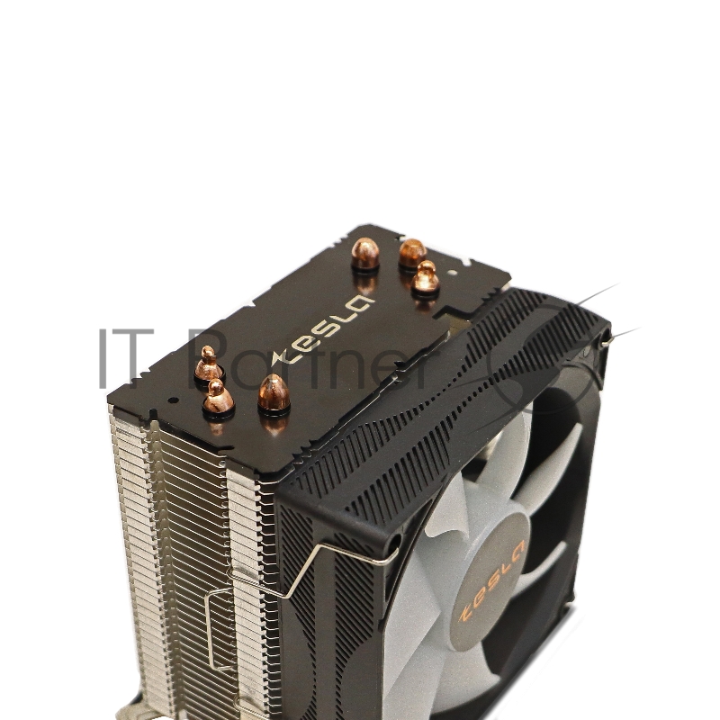 Кулер для процессора TESLA SHADOW 903, 1х92мм, 2400rpm, 3-pin, Al+Cu, черный, 52CFM, 23дБ, 3-PIPE, TDP 130Вт, INTEL 1700/1200/115x/775/1366, AMD AM5/AM4/AM3(+)/AM2(+)/FM2(+)/F (TSL-903-SD)