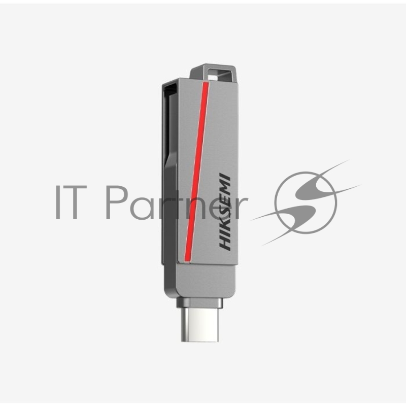 Флеш Диск HIKSEMI DUAL SLIM HS-USB-E307C/64G/U3 64Gb <HS-USB-E307C/64G/U3>, USB3.2/Type-C