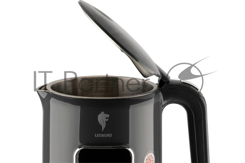 Чайник электрический LEONORD LE-1533 1,7л, двойной корпус, серый