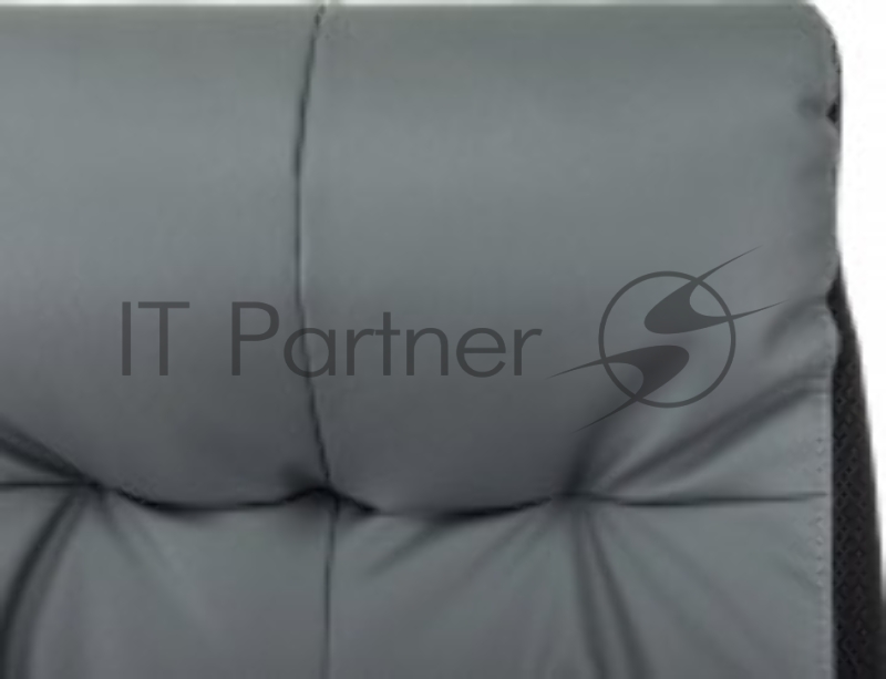 Кресло руководителя Бюрократ CH-824MSG-BF серый эко.кожа/ткань крестов. пластик подст.для ног