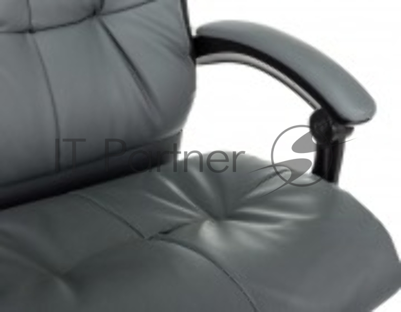 Кресло руководителя Бюрократ CH-824MSG-BF серый эко.кожа/ткань крестов. пластик подст.для ног