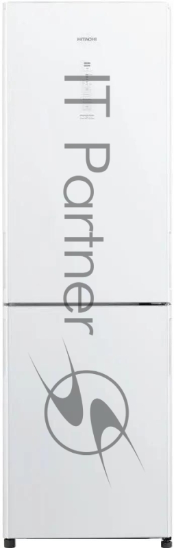 Холодильник Hitachi R-BG410PUC6X GPW, двухкамерный, стекло, инвертер, белый