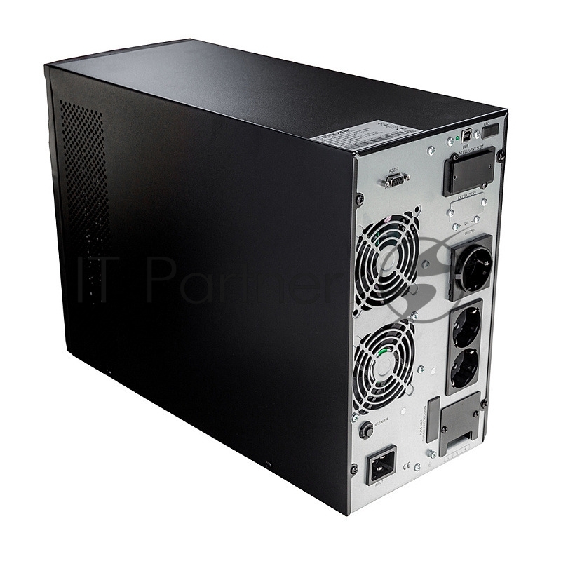 ИБП Ермак Онлайн напольный 3000 ВА/3000 Вт, 3xSchuko, USB, RS-232, 6x9Ач, ШхГхВ 191х460х337мм., вес 24.5кг.