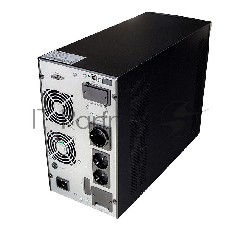 ИБП Ермак Онлайн напольный 3000 ВА/3000 Вт, 3xSchuko, USB, RS-232, 6x9Ач, ШхГхВ 191х460х337мм., вес 24.5кг.