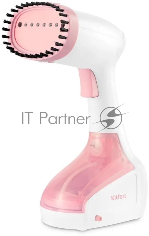 Отпариватель ручной Kitfort КТ-9233 1000Вт белый/розовый