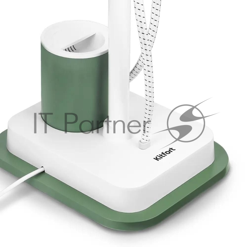 Отпариватель напольный Kitfort КТ-9168, 2000Вт, белый/зеленый