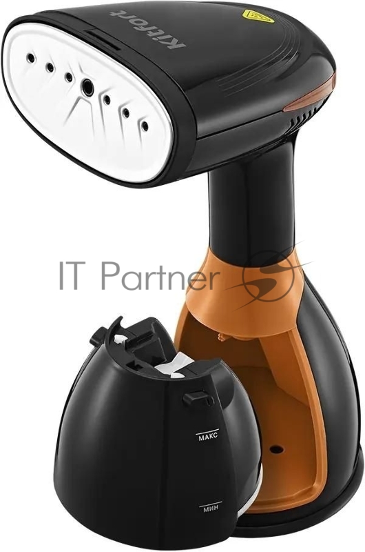 Отпариватель ручной Kitfort КТ-9277 1500Вт черный/оранжевый