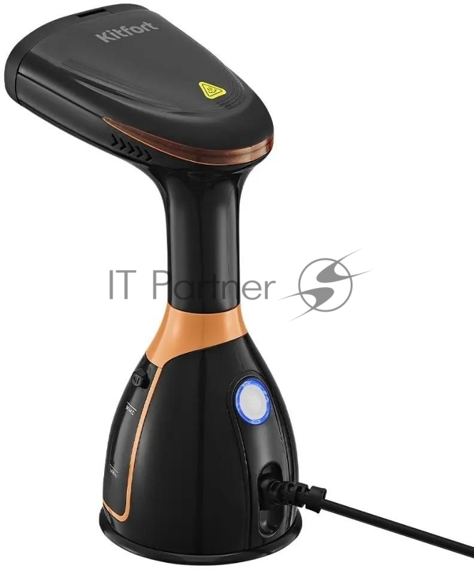 Отпариватель ручной Kitfort КТ-9277 1500Вт черный/оранжевый