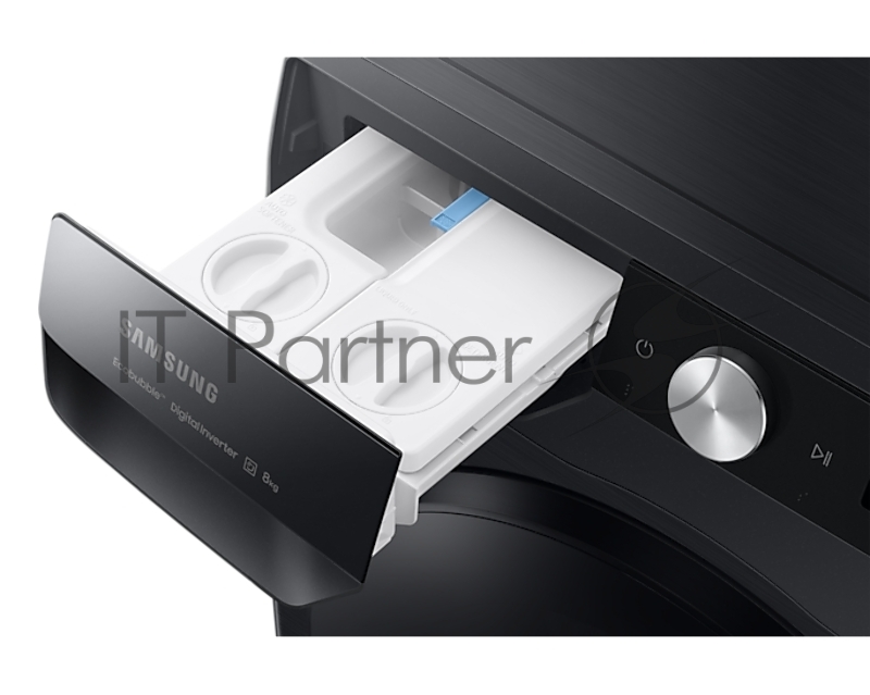 Стиральная машина Samsung WW6300A черный, загрузка фронтальная 8.0кг, 1200 об/мин., класс: A