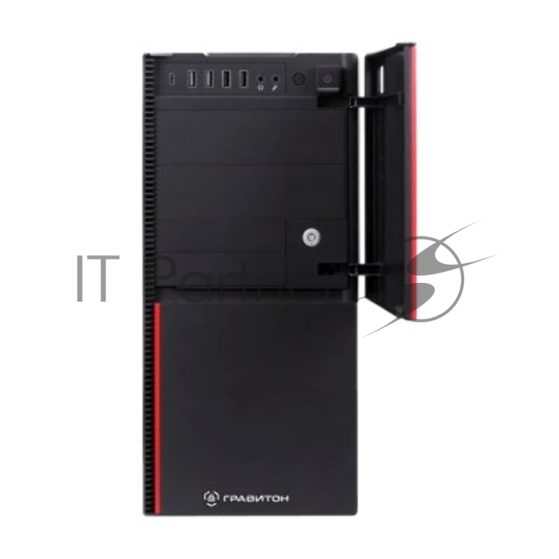 Персональный компьютер Гравитон Д50А AMD Ryzen 5 5600G(3.9Ghz)/8192Mb/256SSDGb/ 3y/black/noOS + /К+М