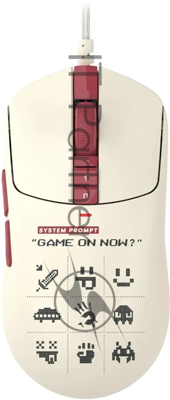 Мышь A4Tech Bloody W72 Ultra Pixels Red рисунок/бежевый/красный оптическая (20000dpi) USB (7but)