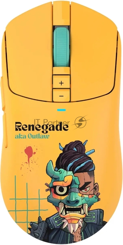 Мышь A4Tech Bloody R72 Ultra Duo Renegade Sunset желтый оптическая 20000dpi беспров. USB-C 6but (R72 ULTRA DUO)