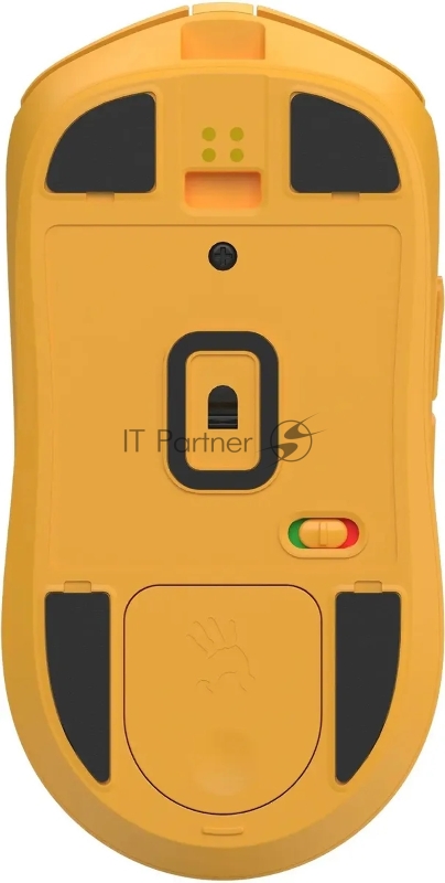 Мышь A4Tech Bloody R72 Ultra Duo Renegade Sunset желтый оптическая 20000dpi беспров. USB-C 6but (R72 ULTRA DUO)