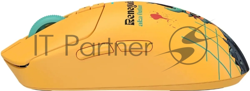 Мышь A4Tech Bloody R72 Ultra Duo Renegade Sunset желтый оптическая 20000dpi беспров. USB-C 6but (R72 ULTRA DUO)