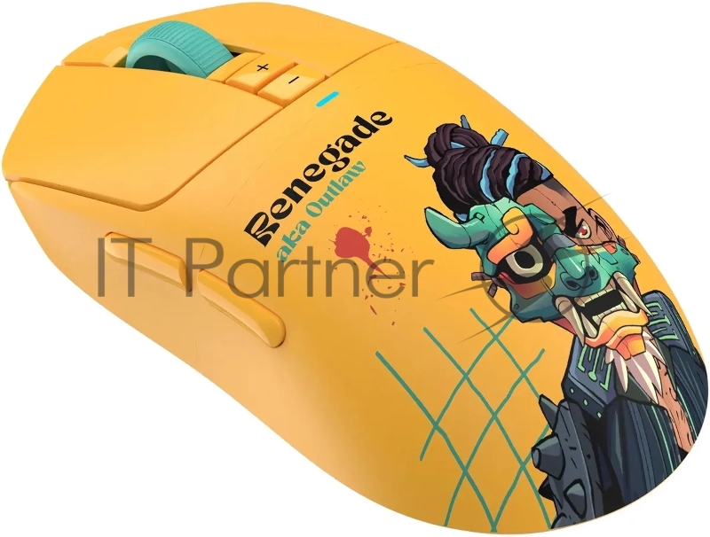 Мышь A4Tech Bloody R72 Ultra Duo Renegade Sunset желтый оптическая 20000dpi беспров. USB-C 6but (R72 ULTRA DUO)