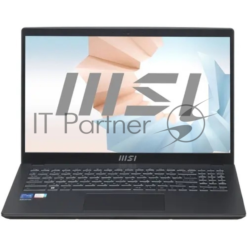 Ноутбук MSI Modern 15 B13M-609XRU Intel Core i7 1355U 1700MHz/15.6/1920x1080/16GB/51 SSD/Intel Iris Xe Graphics/Wi-Fi/Bluetooth/Без ОС, черный