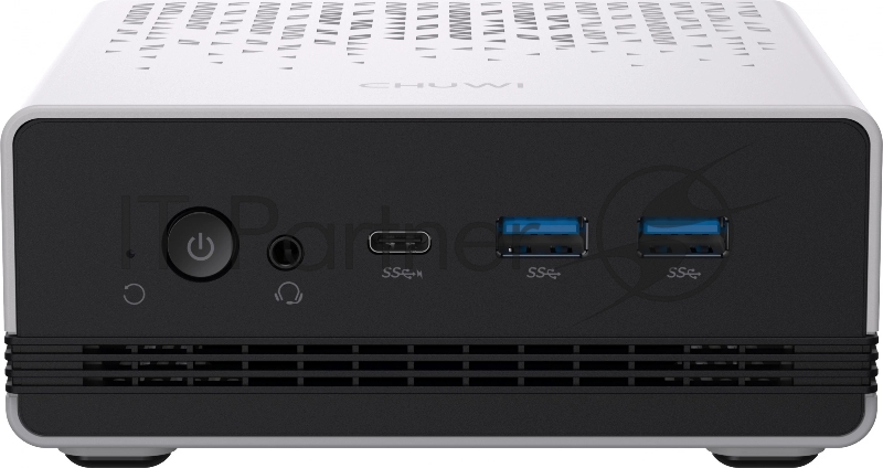 ПК Мини Chuwi UBox Ryzen 5 6600H (3.3) 16Gb SSD512Gb 660M Windows 11 Professional 2x2.5GbitEth WiFi BT 90W белый/черный