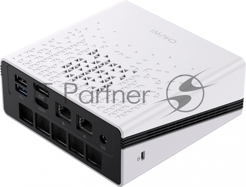 ПК Мини Chuwi UBox Ryzen 5 6600H (3.3) 16Gb SSD512Gb 660M Windows 11 Professional 2x2.5GbitEth WiFi BT 90W белый/черный