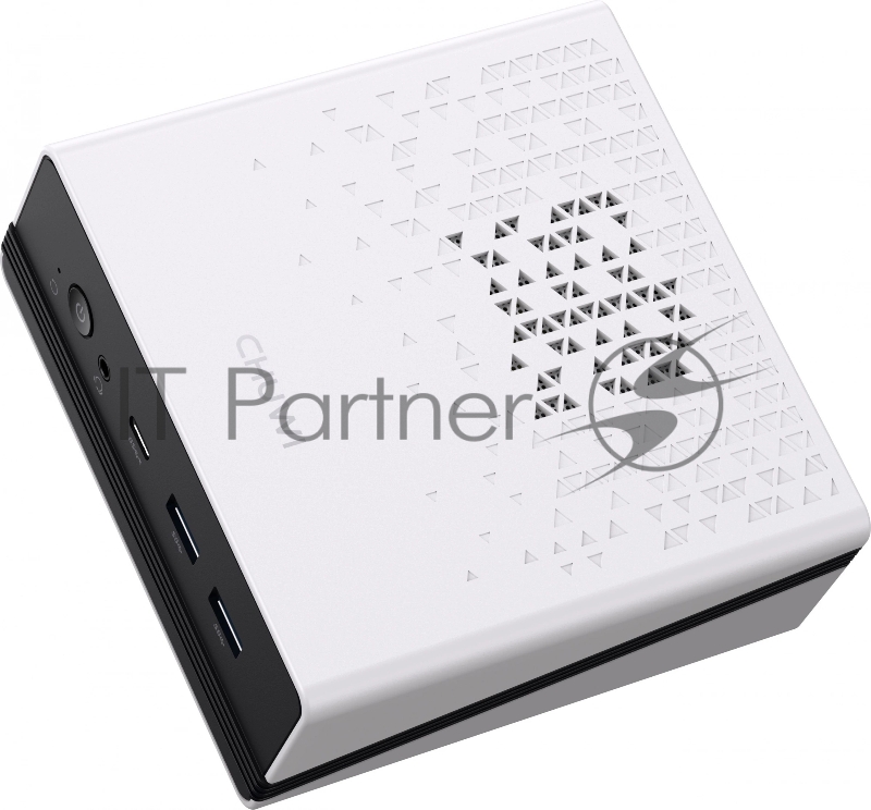 ПК Мини Chuwi UBox Ryzen 5 6600H (3.3) 16Gb SSD512Gb 660M Windows 11 Professional 2x2.5GbitEth WiFi BT 90W белый/черный