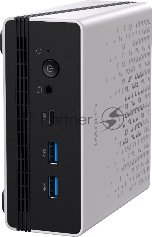 ПК Мини Chuwi UBox Ryzen 5 6600H (3.3) 16Gb SSD512Gb 660M Windows 11 Professional 2x2.5GbitEth WiFi BT 90W белый/черный