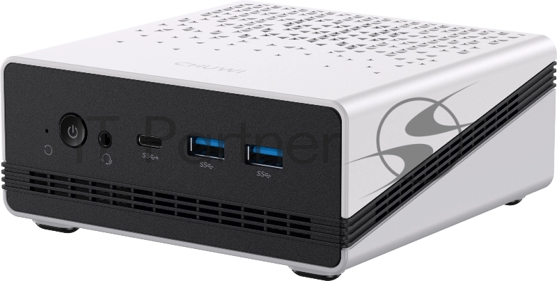 ПК Мини Chuwi UBox Ryzen 5 6600H (3.3) 16Gb SSD512Gb 660M Windows 11 Professional 2x2.5GbitEth WiFi BT 90W белый/черный