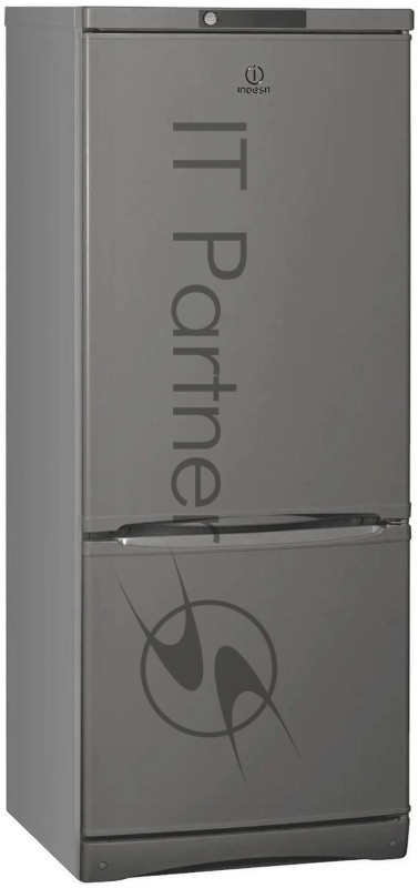 Холодильник Indesit ES 15 GA, двухкамерный, серебристый/черный