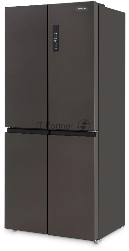 Холодильник Hyundai CM45043F 3-хкамерн. черная сталь