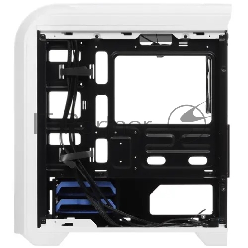 Корпус GameMax Centauri, без БП, (ATX,Бело-голуб,USB3.0, Зак.стек.,1*120мм. RGB, пыл.фильтр), белый/синий