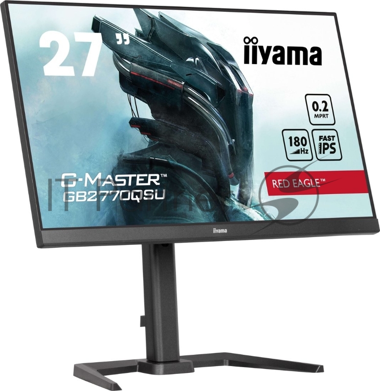 Монитор Iiyama 27 G-Master GB2770QSU-B6, черный, IPS LED 0.2ms 16:9 HDMI M/M матовая HAS Piv 1200:1 400cd 178гр/178гр 2560x1440 180Hz DP 2K USB 5.7кг