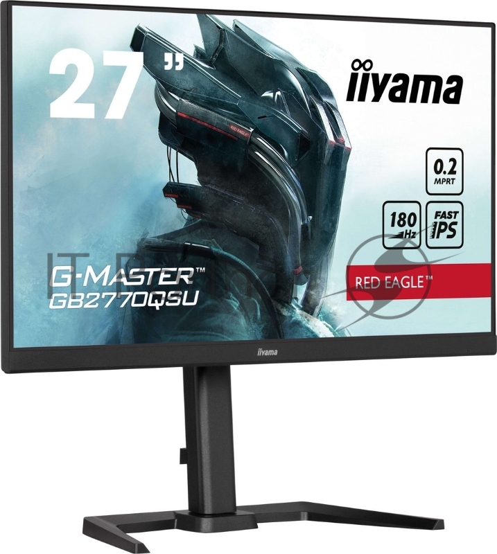 Монитор Iiyama 27 G-Master GB2770QSU-B6, черный, IPS LED 0.2ms 16:9 HDMI M/M матовая HAS Piv 1200:1 400cd 178гр/178гр 2560x1440 180Hz DP 2K USB 5.7кг